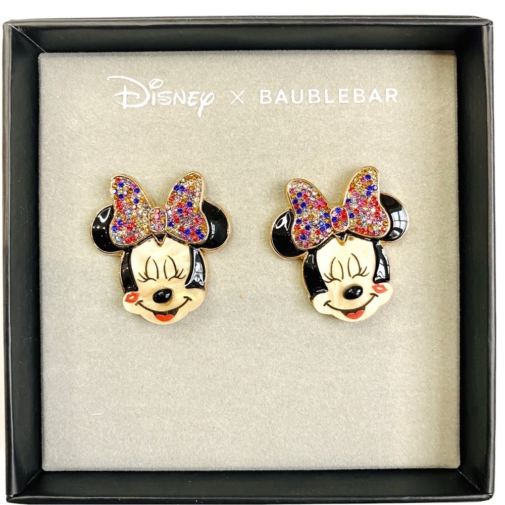 Disney X Baublebar Minnie bow earrings